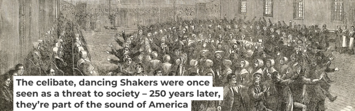 In the Shakers’ early years, dance was one of the most distinct aspects of the Christian group’s worship. Bettmann via Getty Images